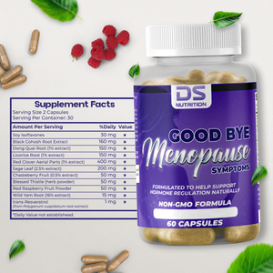 🌸  Mellow Menopause Support – Natural Hormonal Balance & Mood Relief for Women | 60 Capsules