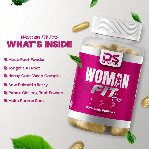 💖 Women’s Fit – Natural Libido & Hormone Balance Support for Women with Maca Root, Muira Puama & Epimedium | 60 Capsules